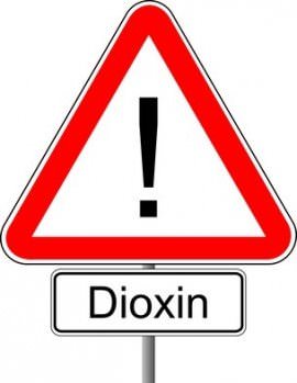 Warnschild Dioxin