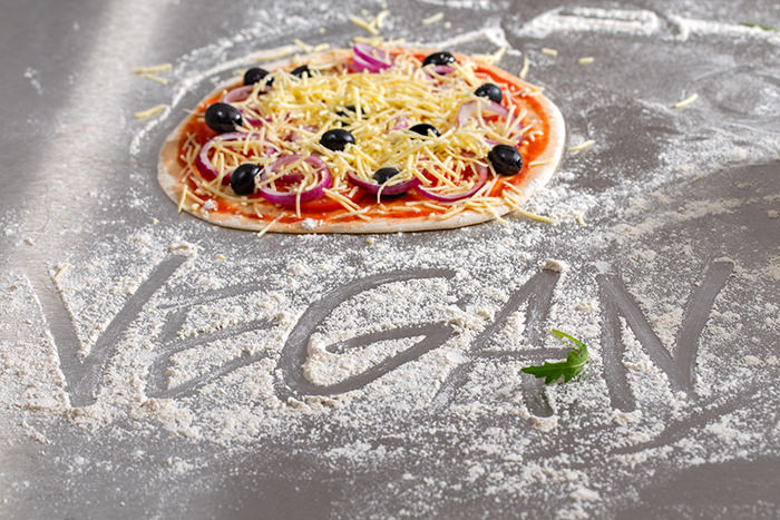 Vegane Pizza