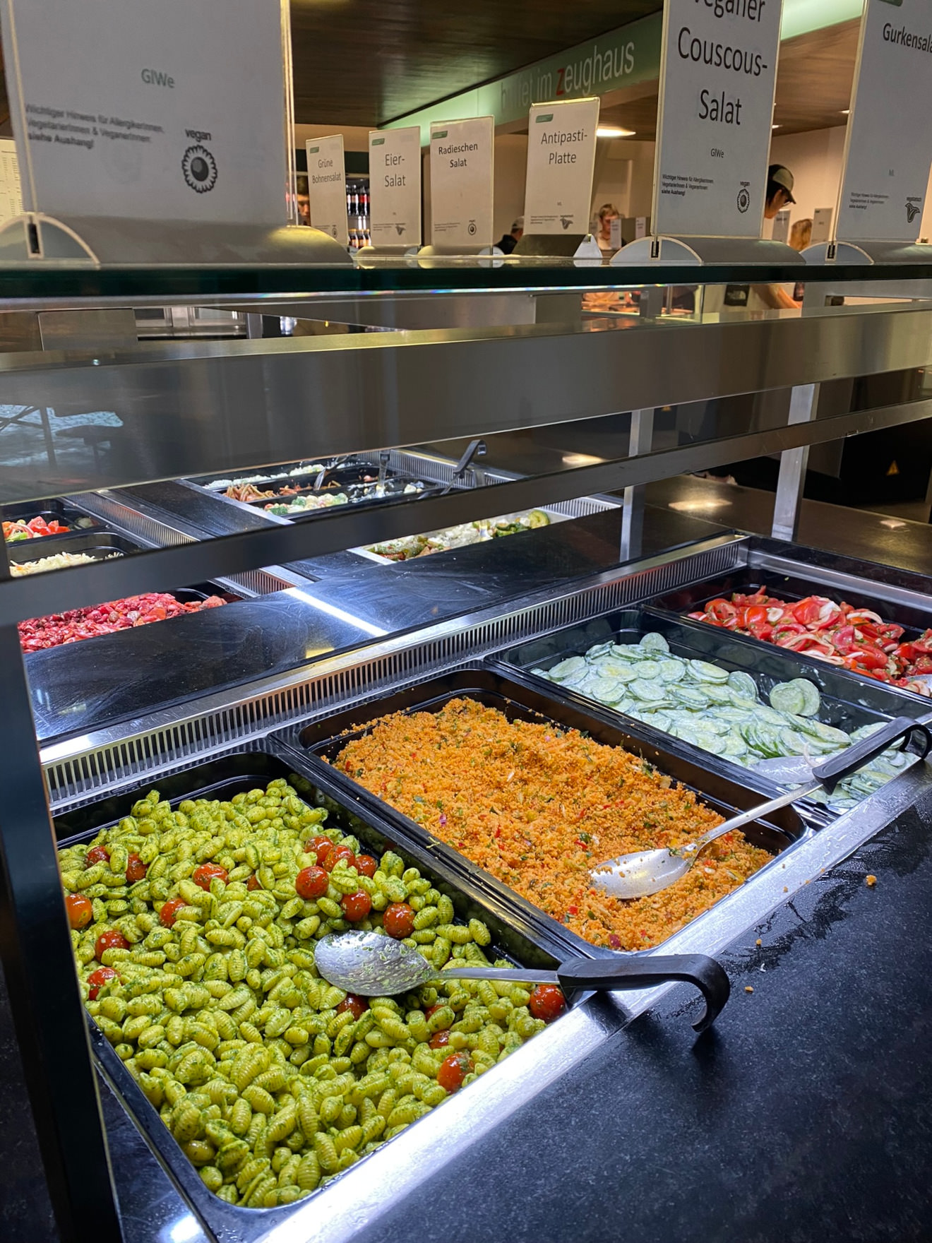 Vegane Gerichte in der Mensa