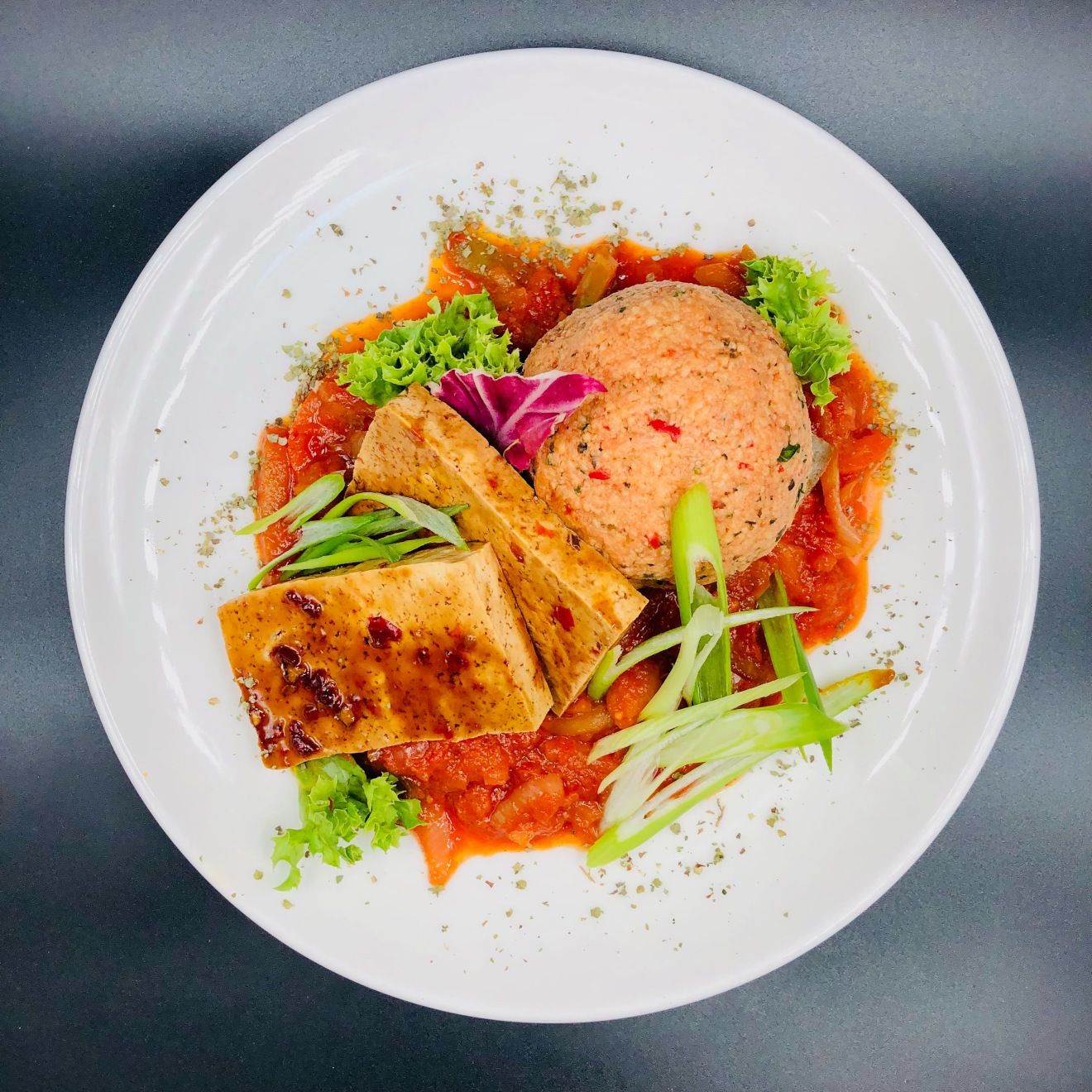 Vegane Gerichte in der Mensa